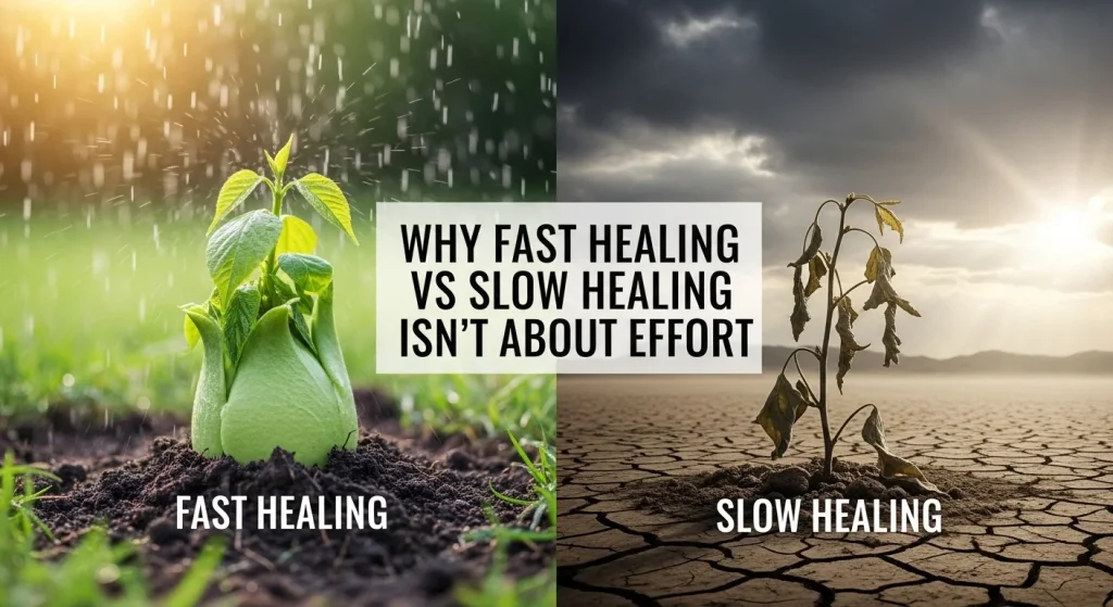 Why Fast Healing vs Slow Healing Isn't About Effort