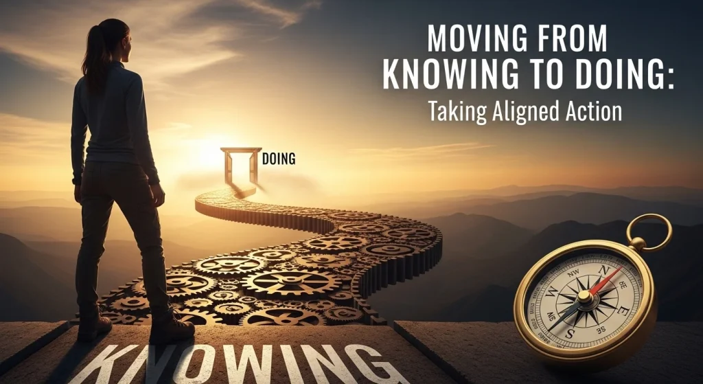 Moving From Knowing to Doing Taking Aligned Action