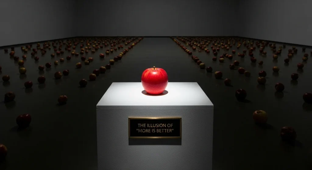 The Illusion of "More Is Better"